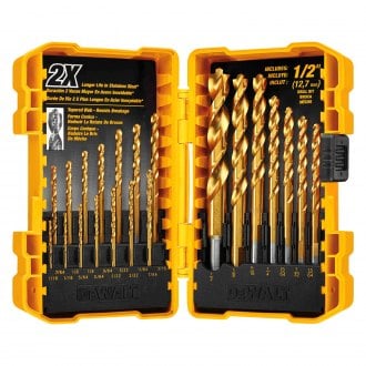 DeWALT® DW1361 - 21-Piece IMPACT READY™ HSS Titanium Drill Bit Set