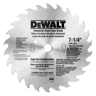 DeWALT® DW3329 - 7-1/4" 68T Steel FTG Circular Saw Blade
