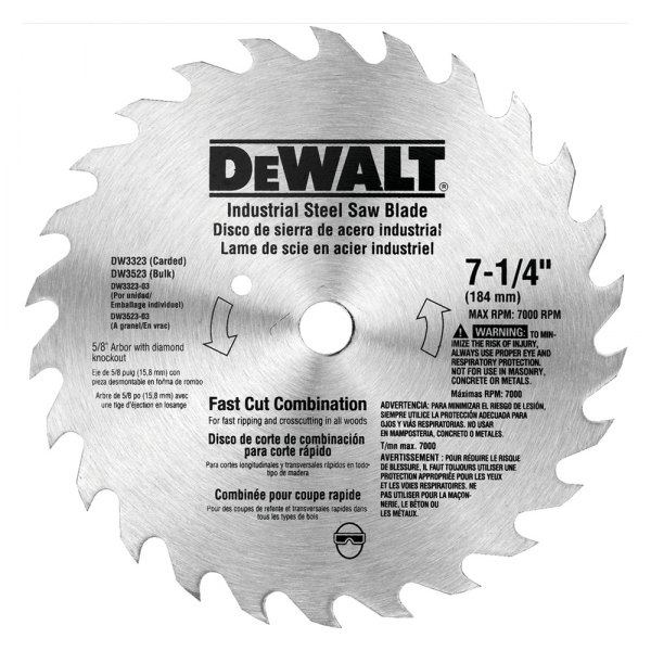 DeWALT® - 7-1/4" 140T Steel M-ATB Circular Saw Blade