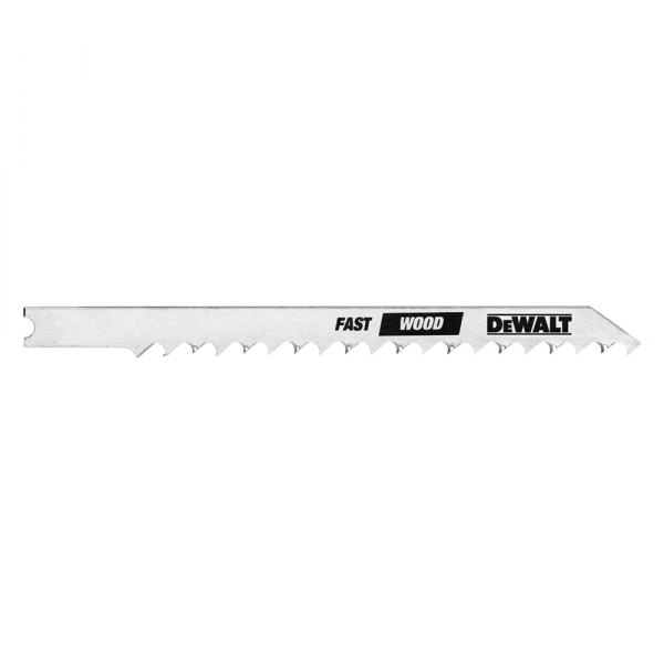 DeWALT® - 6 TPI 4" High Carbon Steel U-Shank Wood Cutting Jig Saw Blades (5 Pieces)