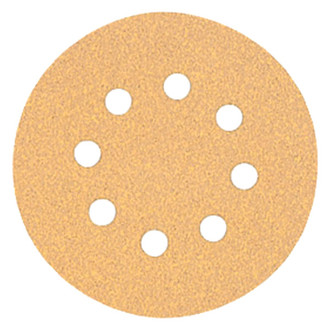 DeWALT® - 5" 80 Grit Aluminum Oxide 8-Hole Hook-and-Loop Disc (25 Pieces)