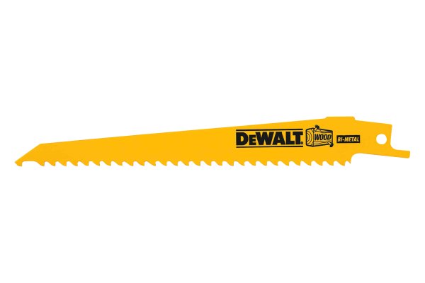 DeWALT® - 6 TPI 6" Bi-Metal Sloped Reciprocating Saw Blades (5 Pieces)