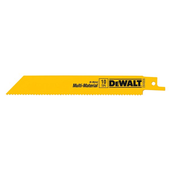 DeWALT® - 10 TPI 6" Bi-Metal Straight Reciprocating Saw Blade