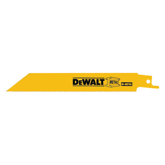 DeWALT® - 14 TPI 6" Reciprocating Straight Saw Blades (5 Pieces)
