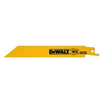 DeWALT® - 18 TPI 6" Bi-Metal Straight Reciprocating Saw Blades (25 Pieces)