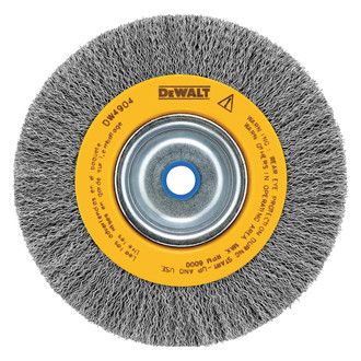 DeWALT® - 6" Carbon Steel Crimped Wheel Brush