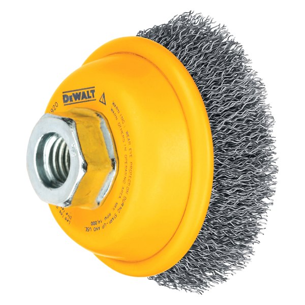 DeWALT® - HP™ 3" Carbon Steel Knotted Cup Brush