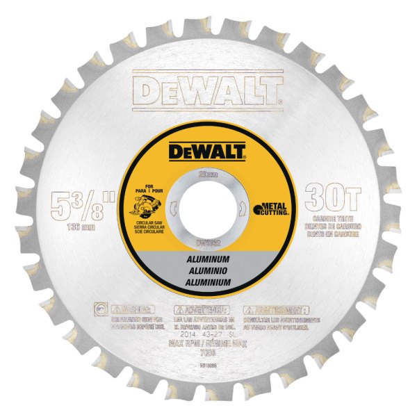 DeWALT® - 5-3/8" 30T ATB Circular Saw Blade with Carbide Teeth