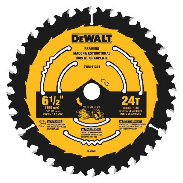 DeWALT® - 6-1/2" 18T ATB+R Circular Saw Blade