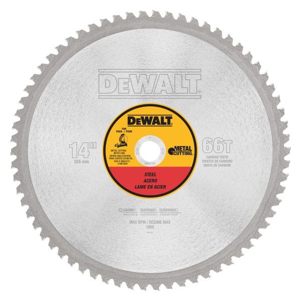DeWALT® - 14" 66T M-ATB Metal Cutting Circular Saw Blade with Carbide Teeth