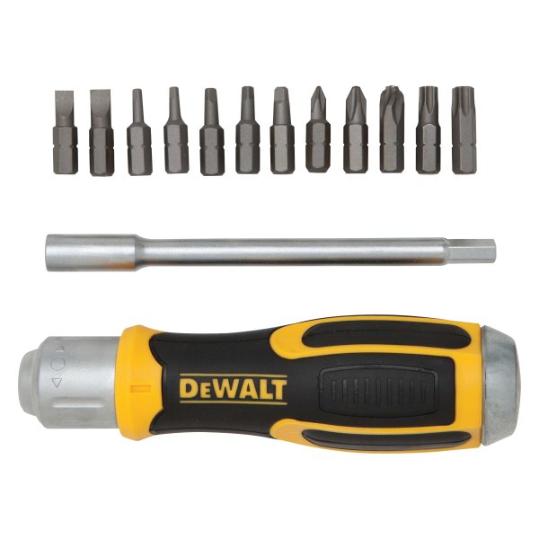 DeWALT® - 14-piece Multi Material Handle Magnetic Ratcheting Multi-Bit Screwdriver Kit
