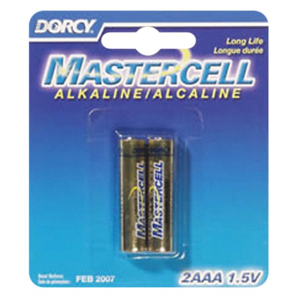 Dorcy® - Mastercell™ AAA 1.5 V Alkaline Long Life Primary Batteries (2 Pieces)