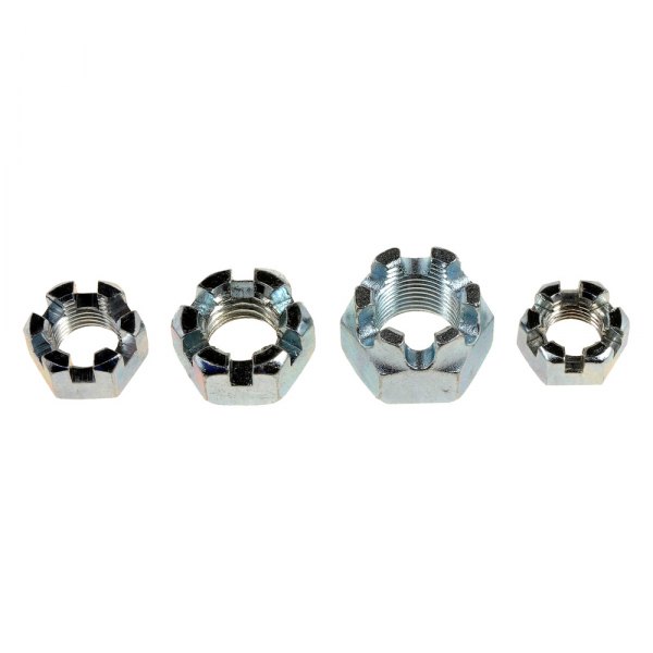 Dorman® - Help!™ SAE Zinc Clear Castellated Hex Nuts Assortment (4 Pieces)