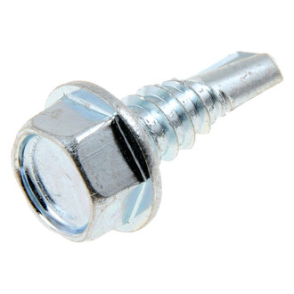 Dorman® - AutoGrade™ #14 x 3/4" Hex Washer Head SAE Self-Drilling Self-Tapping Screws (3 Pieces)