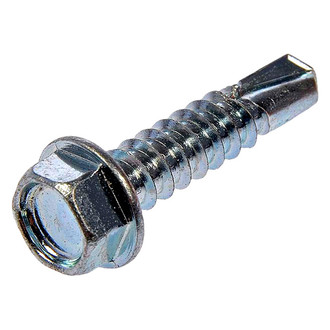 Dorman® - AutoGrade™ #12 x 1" Hex Washer Head SAE Self-Drilling Self-Tapping Screws (50 Pieces)