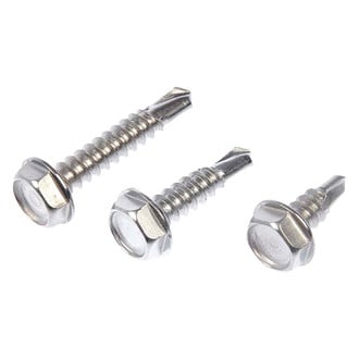 Dorman® 784-160 - #10 x 1/2", 3/4", 1" Natural Hex Head Self-Tapping Screw Assortment (12 Pieces)