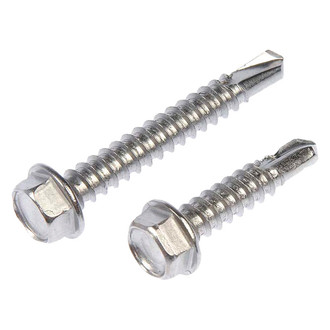 Dorman® - #12 Steel Hex Washer Head Self-Tapping Screw Assortment (8 Pieces)