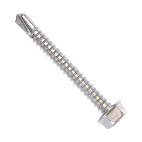 Dorman® - AutoGrade™ #14 x 2" Stainless Steel Hex Head SAE Self-Tapping Screws (4 Pieces)