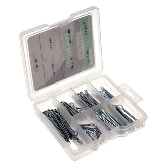 Dorman® - Pro Pack™ Steel Clear Zinc Cotter Pin Assortment (106 Pieces)