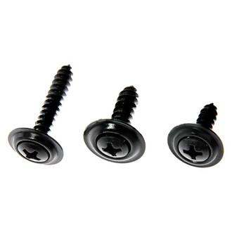 Dorman® - AutoGrade™ #8-10 SAE Steel Black Oxide Phillips Oval Head Trim Screw Assortment (10 Pieces)
