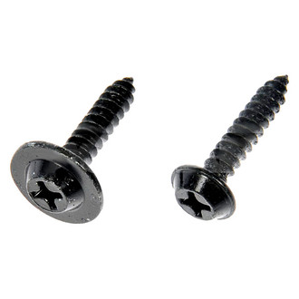 Dorman® - AutoGrade™ #8 x 3/4; M4.2-1.41 x 20 mm Steel Black Oxide Phillips Trim Screw Set (5 Pieces)