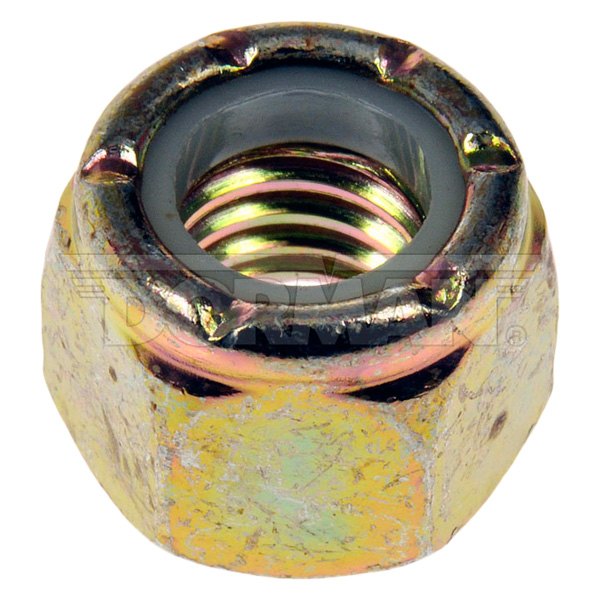 Dorman® - AutoGrade™ 3/8"-16 Steel (Grade 2) SAE Coarse Hex Nut with Nylon Ring Insert (50 Pieces)