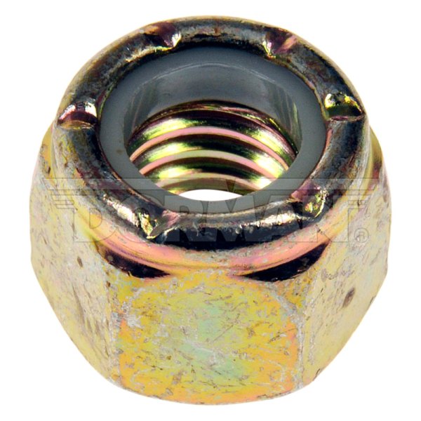 Dorman® - 3/8"-16 Steel (Grade 2) SAE Coarse Hex Nut with Nylon Ring Insert (16 Pieces)