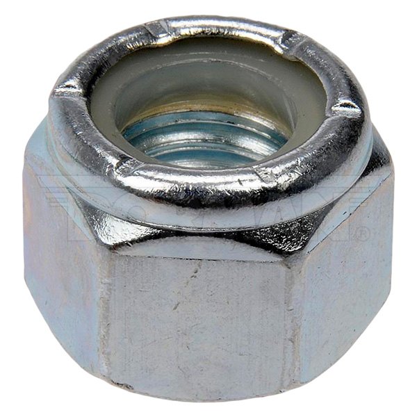 Dorman® - AutoGrade™ 1/2"-13 Steel (Grade 2) SAE Coarse Hex Nut with Nylon Ring Insert (50 Pieces)