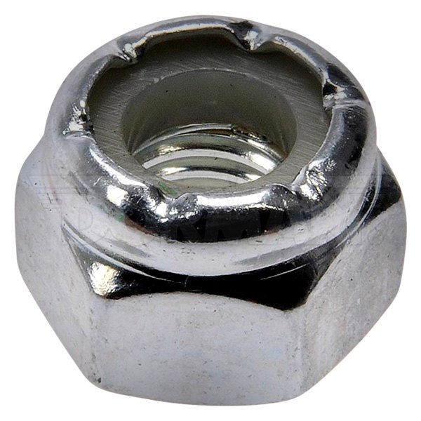 Dorman® - 1/4"-28 Steel (Grade 2) SAE Fine Hex Nut with Nylon Ring Insert (16 Pieces)