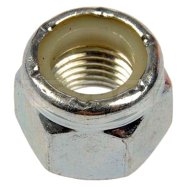 Dorman® - AutoGrade™ 3/8"-24 Steel (Grade 2) SAE Fine Hex Nut with Nylon Ring Insert (50 Pieces)