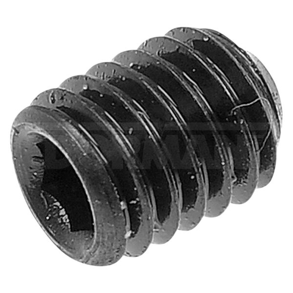Dorman® - SAE #10-32 x 1/4" UNF Black Oxide Steel Cup-Point Socket Set Screws with Flat Tip