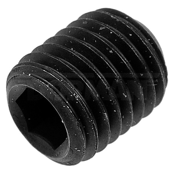 Dorman® - SAE 5/16"-24 x 3/8" UNF Black Oxide Steel Cup-Point Socket Set Screws with Flat Tip