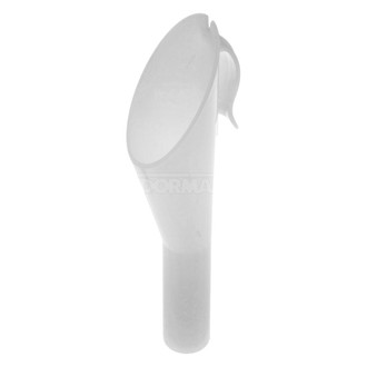 Dorman® - Help™ White Plastic Capless Fuel Funnel for Cap Less Fuel Fillers