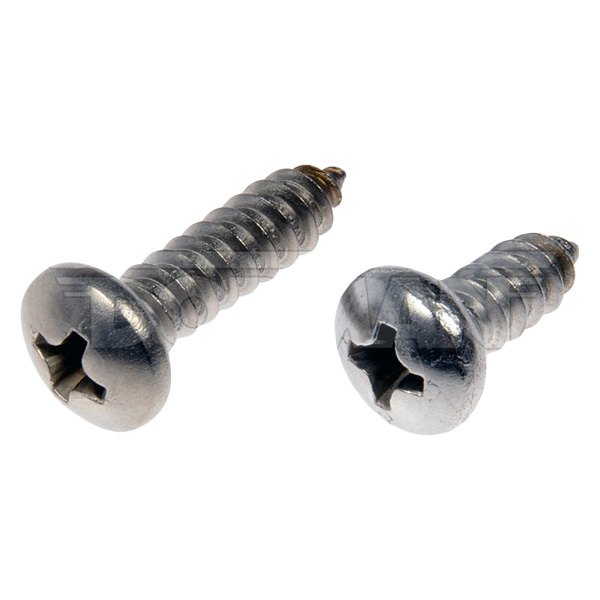 Dorman® - #6 x 1/2", 3/4" Clear Zinc Phillips Pan Head Self-Tapping Screws Assortment (12 Pieces)