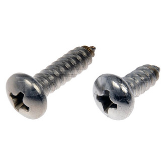 Dorman® 784-105D - #6 x 1/2", 3/4" Clear Zinc Phillips Pan Head Self-Tapping Screws Assortment (12 Pieces)