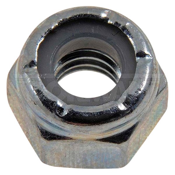 Dorman® - AutoGrade™ 1/4"-20 Steel (Grade 2) Clear Zinc SAE Coarse Hex Nut with Nylon Ring Insert (3 Pieces)