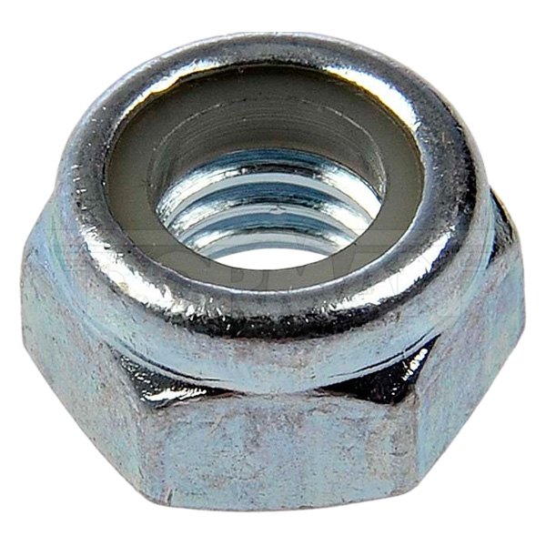 Dorman® - AutoGrade™ M6-1.00 mm Steel (Class 8) Clear Zinc Metric Hex Lock Nut with Nylon Ring Insert (2 Pieces)
