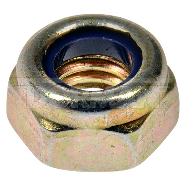 Dorman® - M6-1.00 mm Steel (Class 8) Clear Zinc Metric Hex Lock Nut with Nylon Ring Insert (3 Pieces)