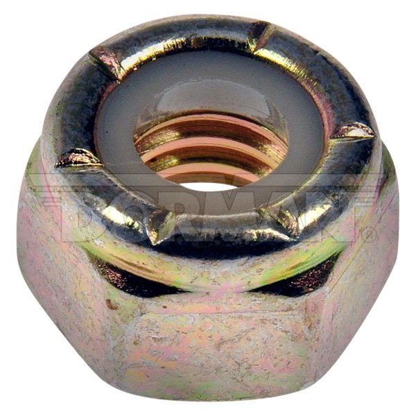 Dorman® - 5/16"-18 Steel (Grade 2) Clear Zinc SAE Coarse Hex Lock Nut with Nylon Ring Insert (3 Pieces)