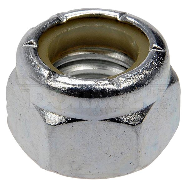 Dorman® - AutoGrade™ 7/16"-14 Steel (Grade 2) Clear Zinc SAE Coarse Hex Lock Nut with Nylon Ring Insert (2 Pieces)