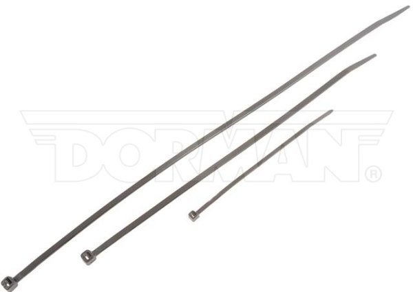 Dorman® - HELP!™ 4" to 11" x 18 lb and 40 lb Nylon Black Cable Ties Set