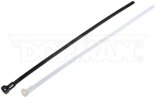 Dorman® - Conduct Tite™ 8" x 25 lb Nylon Black and White Reusable Cable Ties