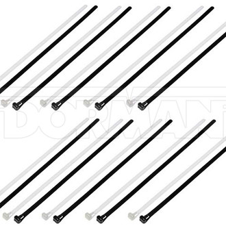 Dorman® - Conduct Tite™ 12" x 50 lb Nylon Black and White Cable Ties