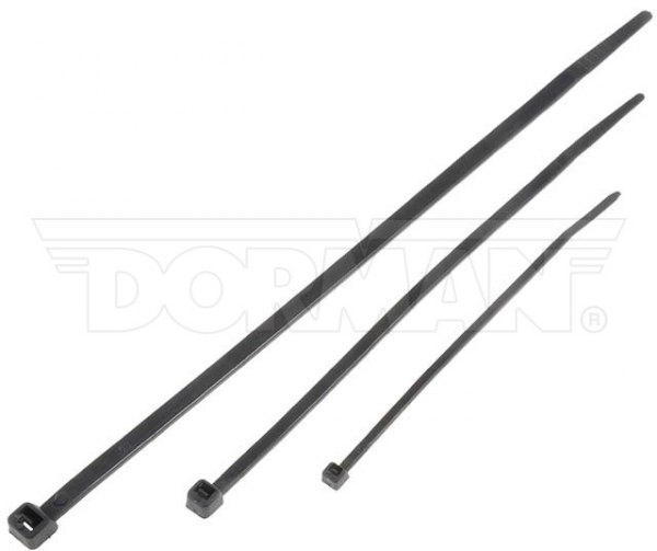 Dorman® - Conduct Tite™ 4" to 8" x 18 lb and 50 lb Nylon Black Cable Ties Set