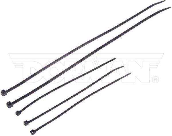 Dorman® - Conduct Tite™ 6" and 11" x 40 lb Nylon Black Cable Ties Set