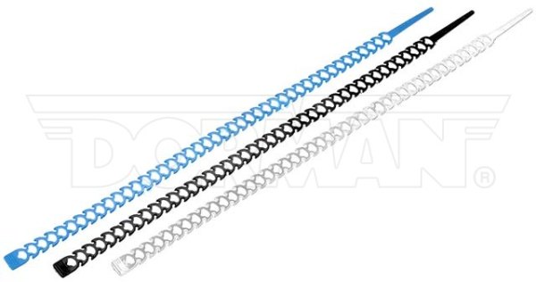 Dorman® - Conduct Tite™ 12" x 13 lb Polyurethane Elastomer Multi-Color Quick Strip Reusable Mille-Ties