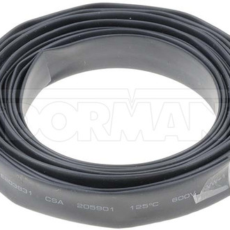 Dorman® - Conduct Tite™ 8' x 1/4" 2:1 PVC Black Heat Shrink Tubings