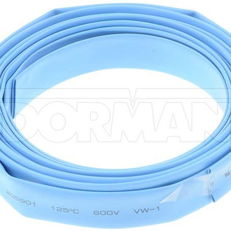 Dorman® - Conduct Tite™ 8' x 1/4" 2:1 PVC Blue Heat Shrink Tubing