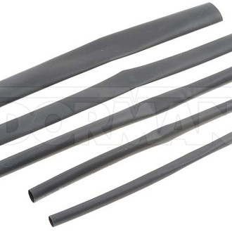 Dorman® - 2:1 Polyolefin Black Heat Shrink Tubing Set
