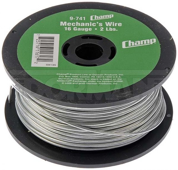 Dorman® - Champ™ 192' x 1/16" Steel Silver Mechanics Wire Spool